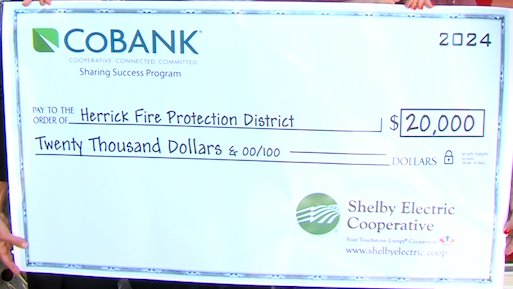 Herrick Fire Department receives 20,000 dollar donation